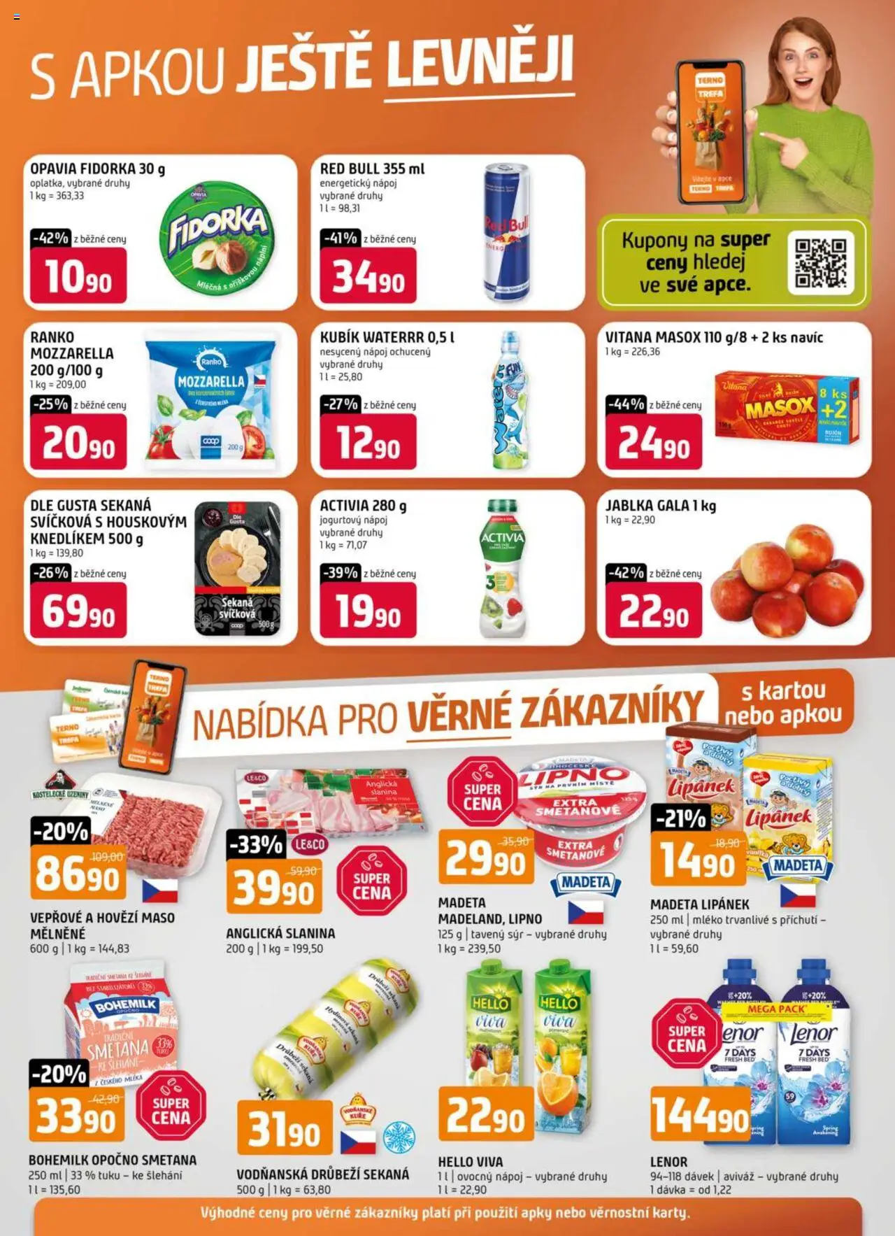 Terno leták - Hradec Králové od 17.09.2025 | Strana: 20 | Produkty: Lenor, Sekaná, Uzeniny, Masox