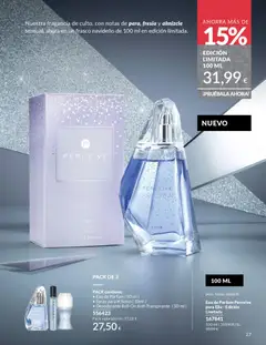 Vista previa Catálogo AVON campaña 12 válido desde el 01.12.2025 | Página: 27 | Productos: Perfume, Fragancia, Desodorante, Antitranspirante