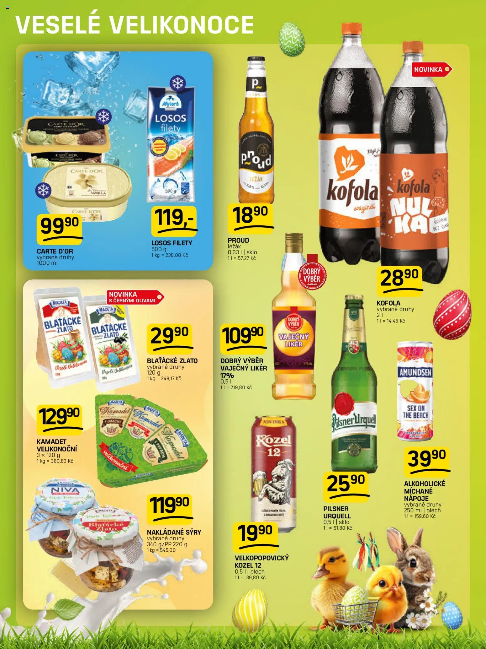 Flop leták od 18.03.2026 | Strana: 4 | Produkty: Kozel, Pilsner, Likér, Plech
