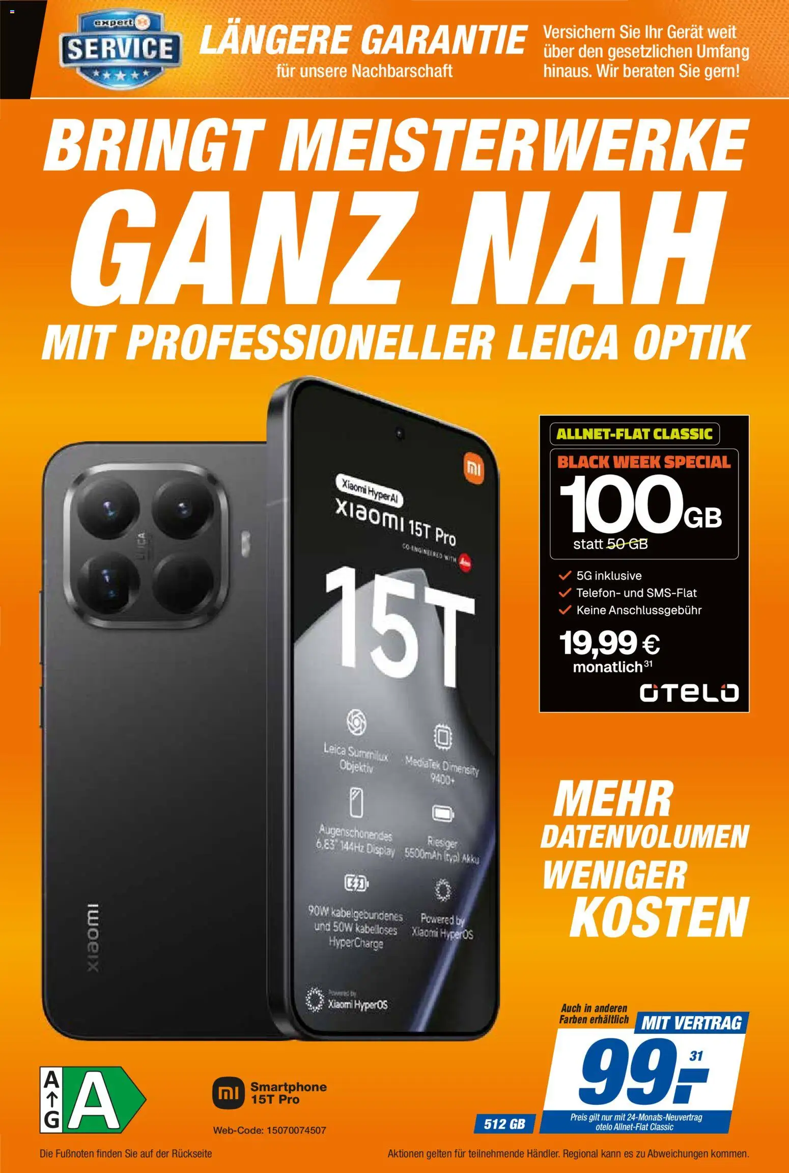 Expert - Black Weeks Smartphone-highlights – gültig ab 22.11.2025 | Seite: 11 | Produkte: Xiaomi, Telefon, Smartphone, Objektiv