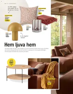 Mio - erbjudanden - Förhandsvisning av reklamblad från butik Mio aktuell från 01.09.2025 | Sida: 10 | Produkter: Bordslampa, Pläd, Gardin, Soffbord