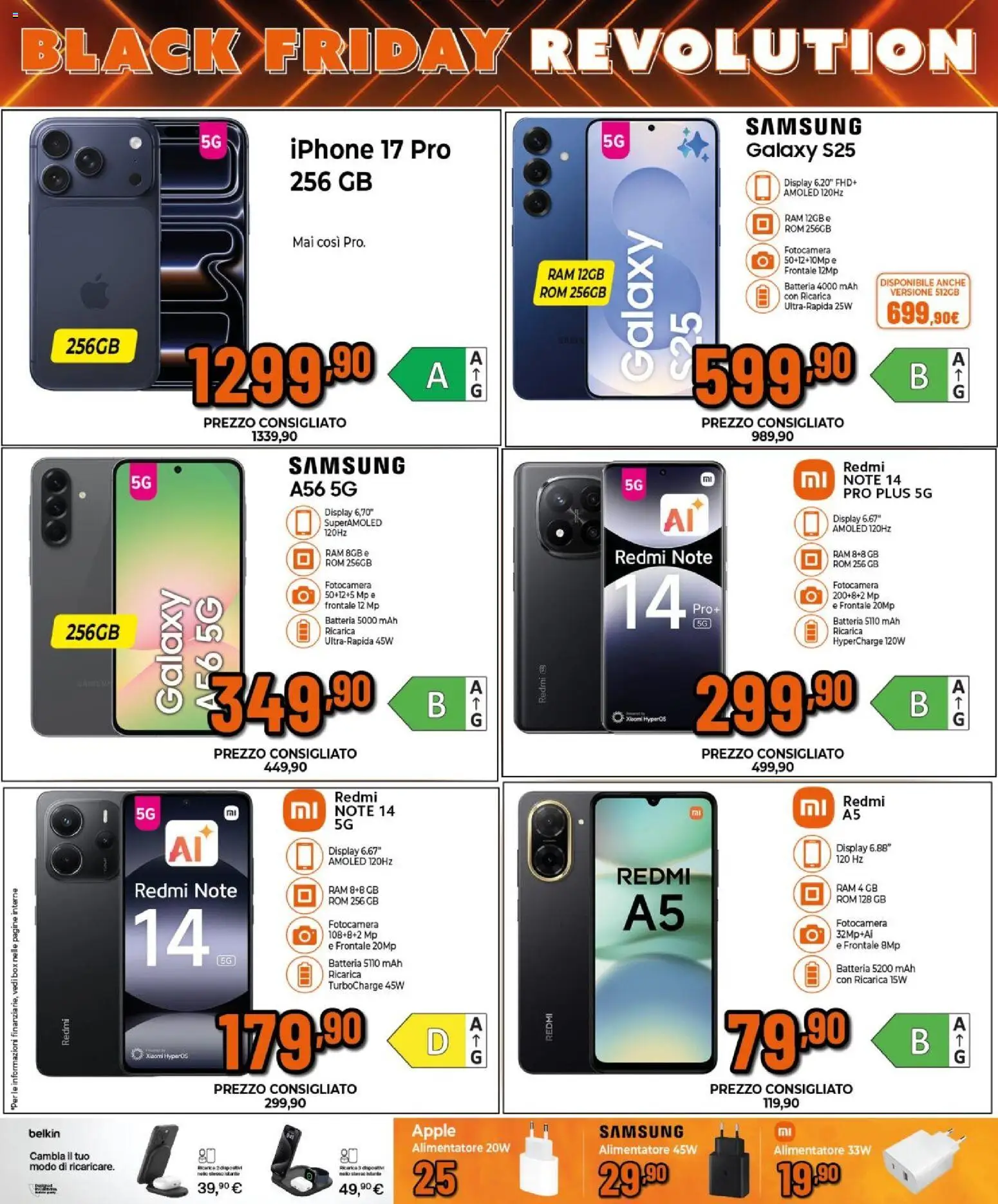 Volantino Expert del 24.11.2025 | Pagina: 3 | Prodotti: Xiaomi, Iphone, Fotocamera, Batteria