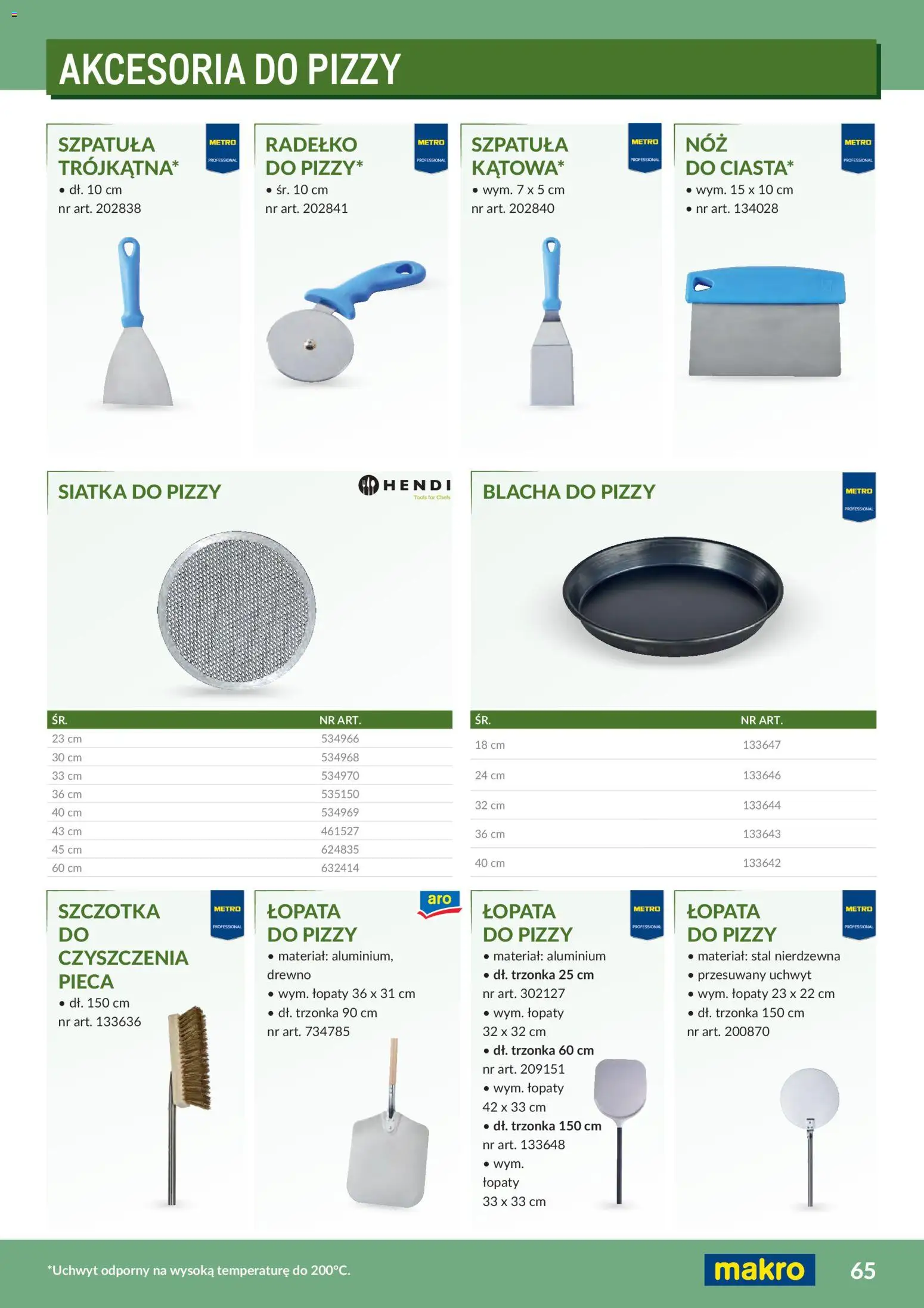 Makro Gazetka - Profesjonalna Gastronomia od 01.02.2026 | Strona: 65 | Produkty: Siatka, Szczotka