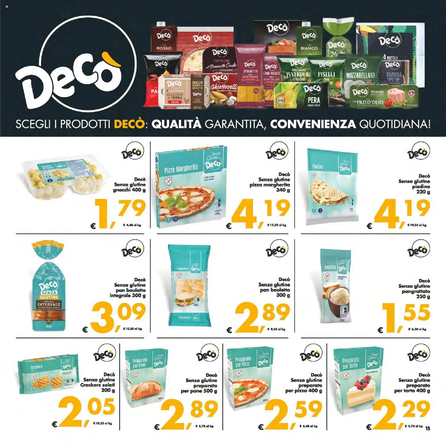 Volantino Decò del 24.02.2026 | Pagina: 19 | Prodotti: Pera, Tonno, Gnocchi, Terra
