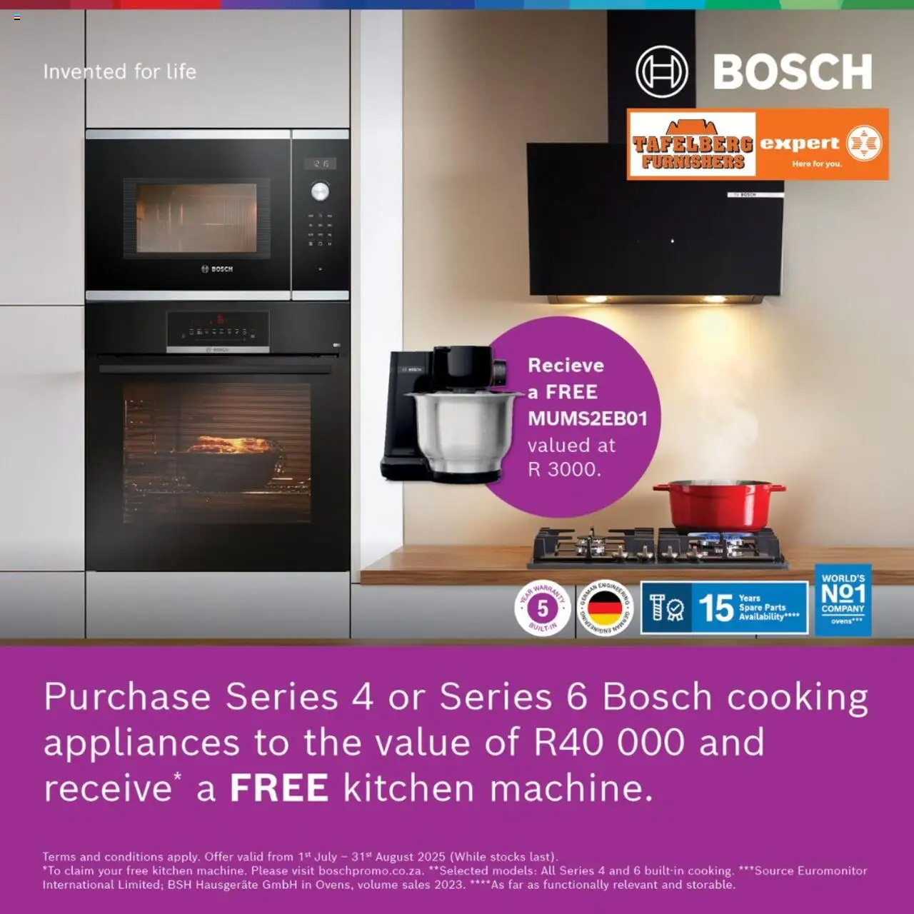 Tafelberg Furnishers Bosch Promotion │ valid from 01.07.2025 | Page: 1