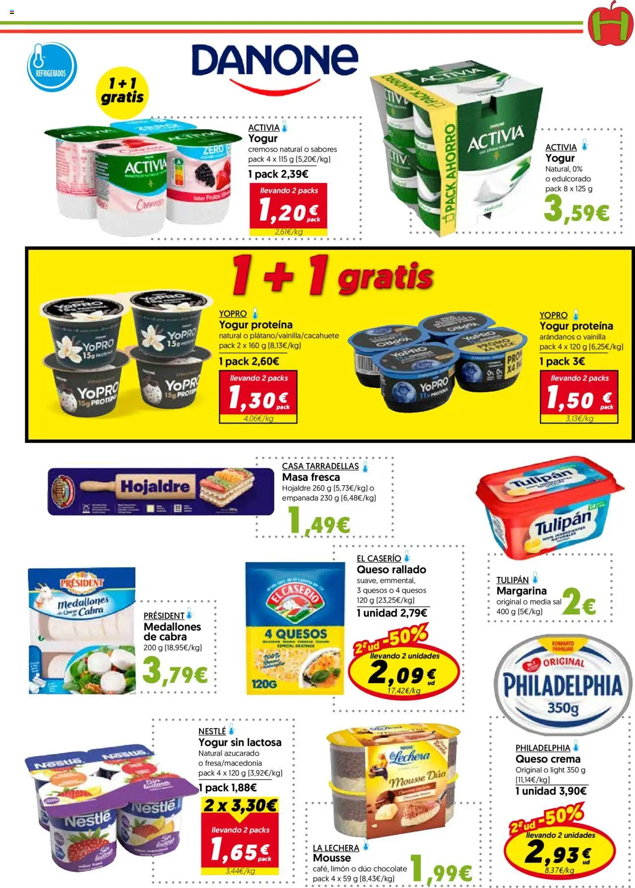 Hiper Usera folleto │ válido desde el 11.06.2025 | Página: 7 | Productos: Mousse, Queso, Chocolate, Margarina