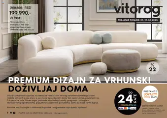 Vitorog akcija luksuz koji traje - pregled Vitorog kataloga - važi od 05.08.2025