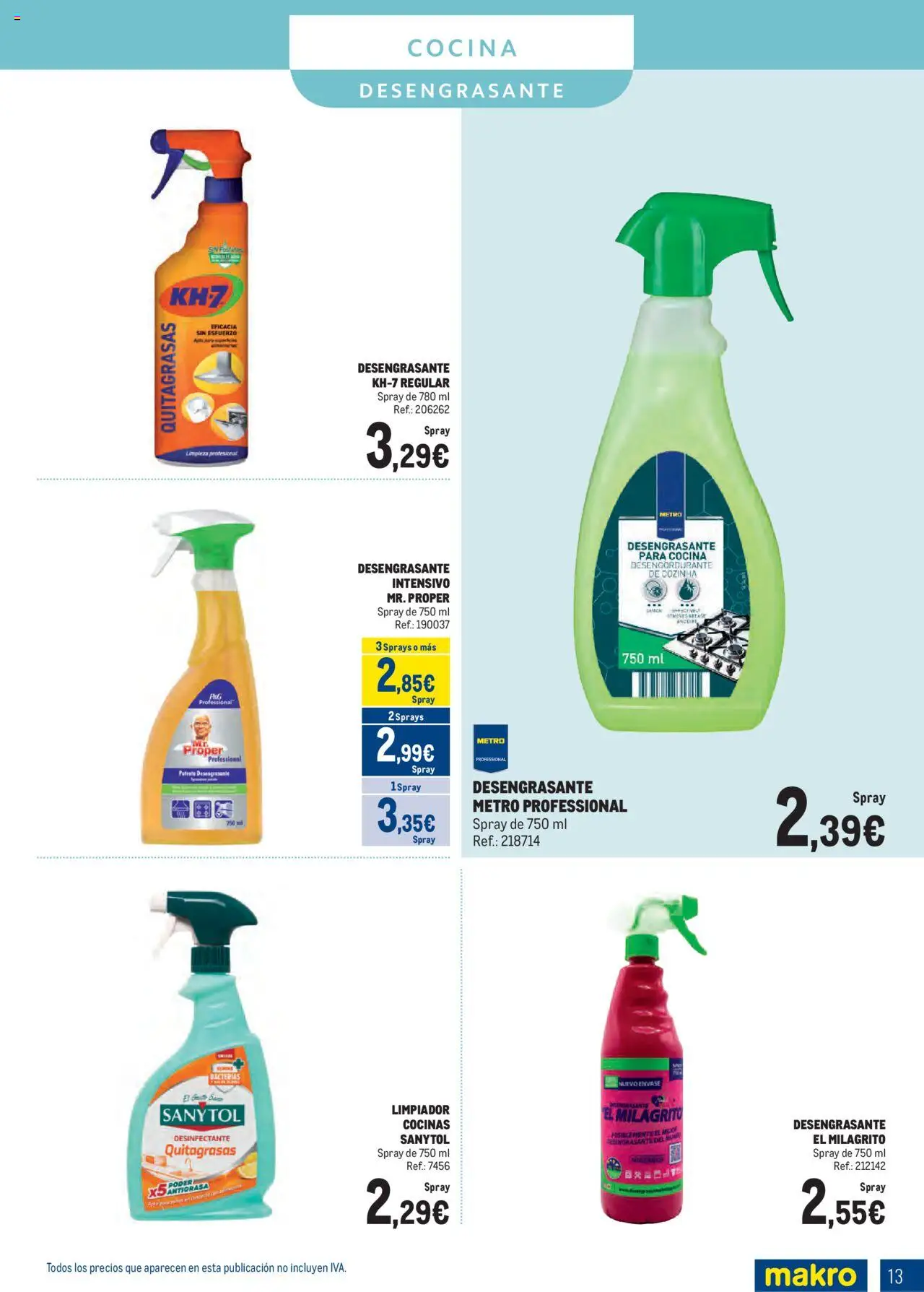 Makro - Especial Limpieza Norte II │ válido desde el 01.09.2025 | Página: 13 | Productos: Cocina