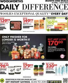Woolworths specials catalogue – valid from 20.04.2026