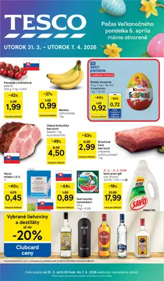 Tesco leták platný od 31.03.2026