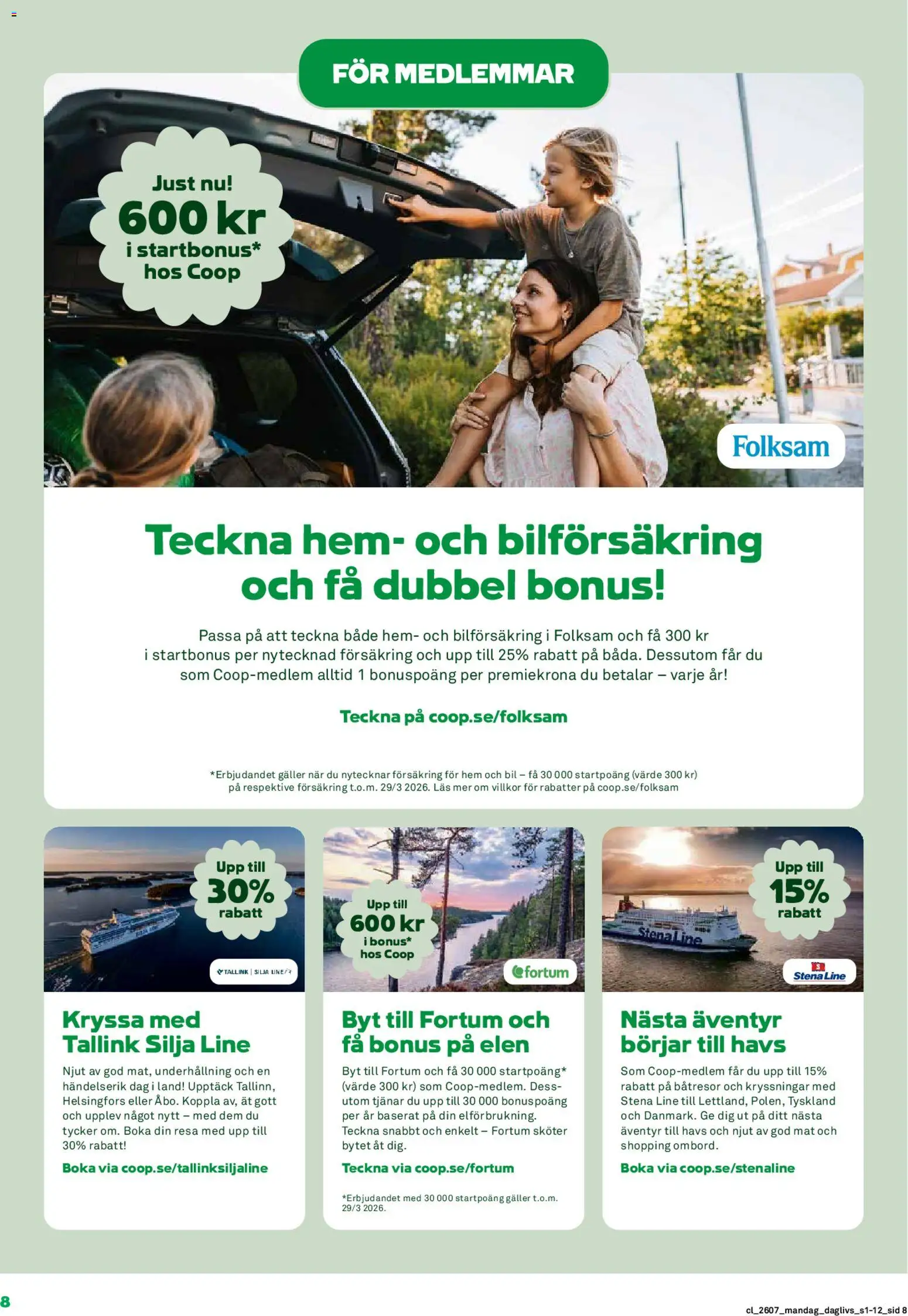 Coop Daglivs reklamblad aktuell från 09.02.2026 | Sida: 8