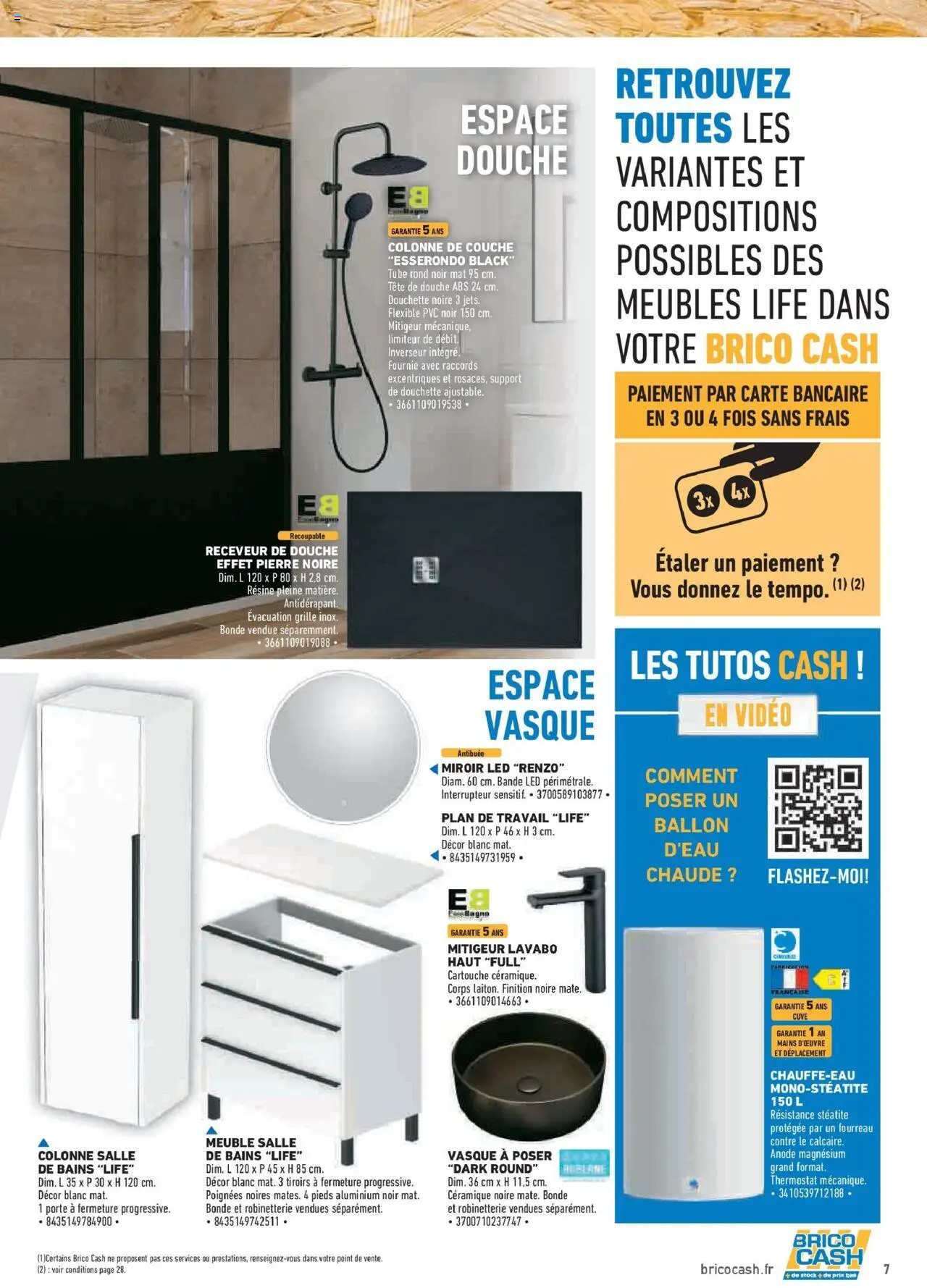 {H1} | Page: 7 | Produits: Porte, Lavabo, Miroir, Cartouche