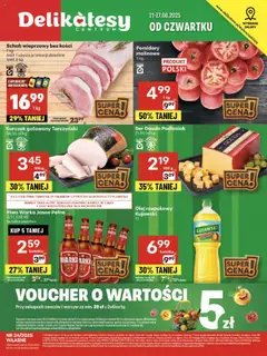 Pogląd oferty "Delikatesy Centrum Gazetka - Sklepy Własne" - ważna od 21.08.2025