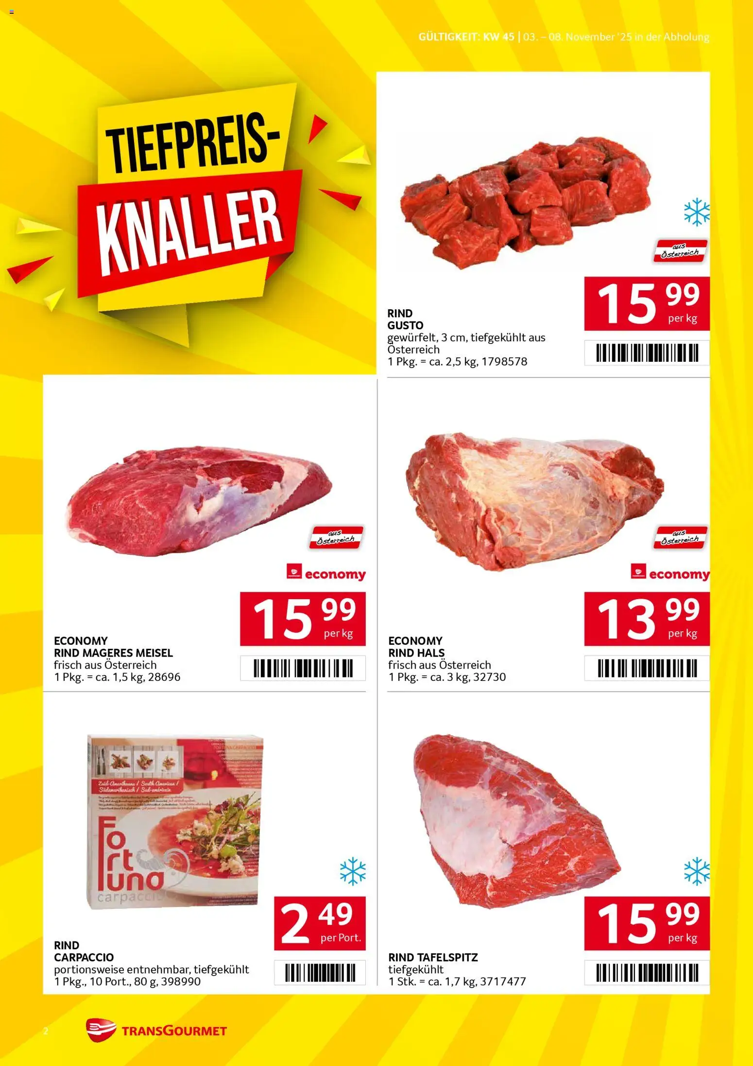 Transgourmet Flugblatt gültig ab 03.11.2025 | Seite: 2