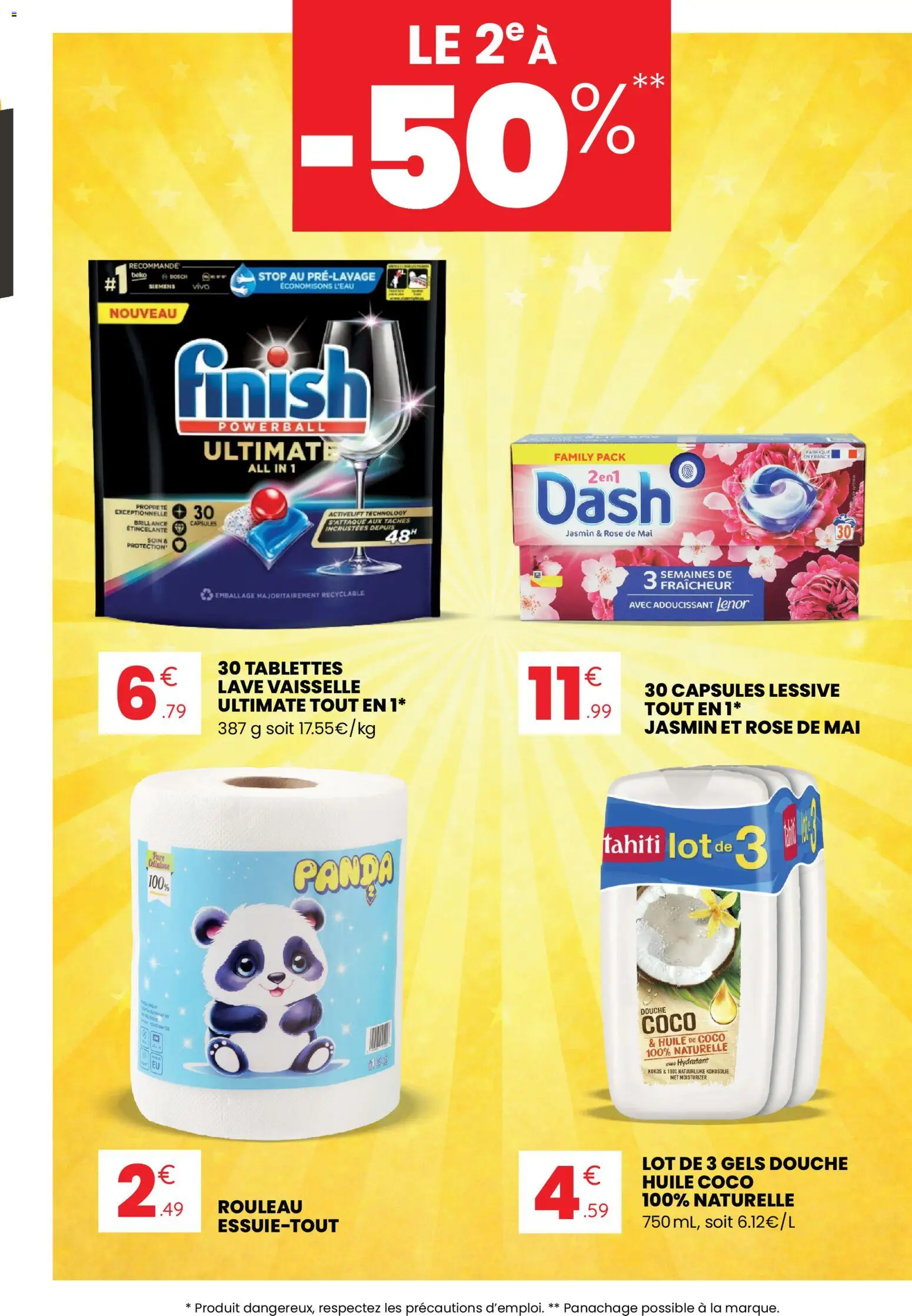 {H1} | Page: 3 | Produits: Huile de coco, Rouleau, Adoucissant, Lessive