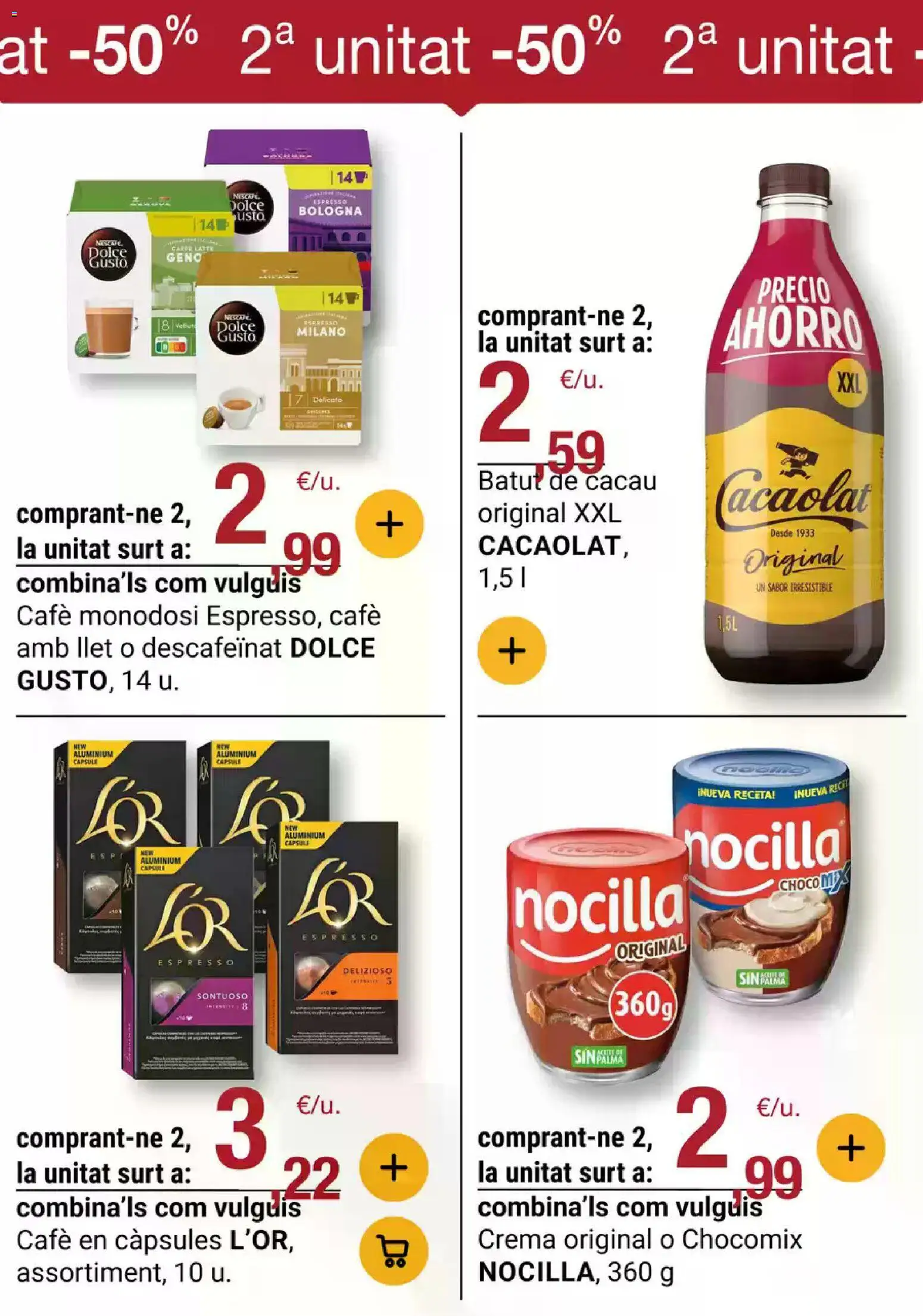 Bonpreu folleto │ válido desde el 21.10.2025 | Página: 16 | Productos: Café, Crema