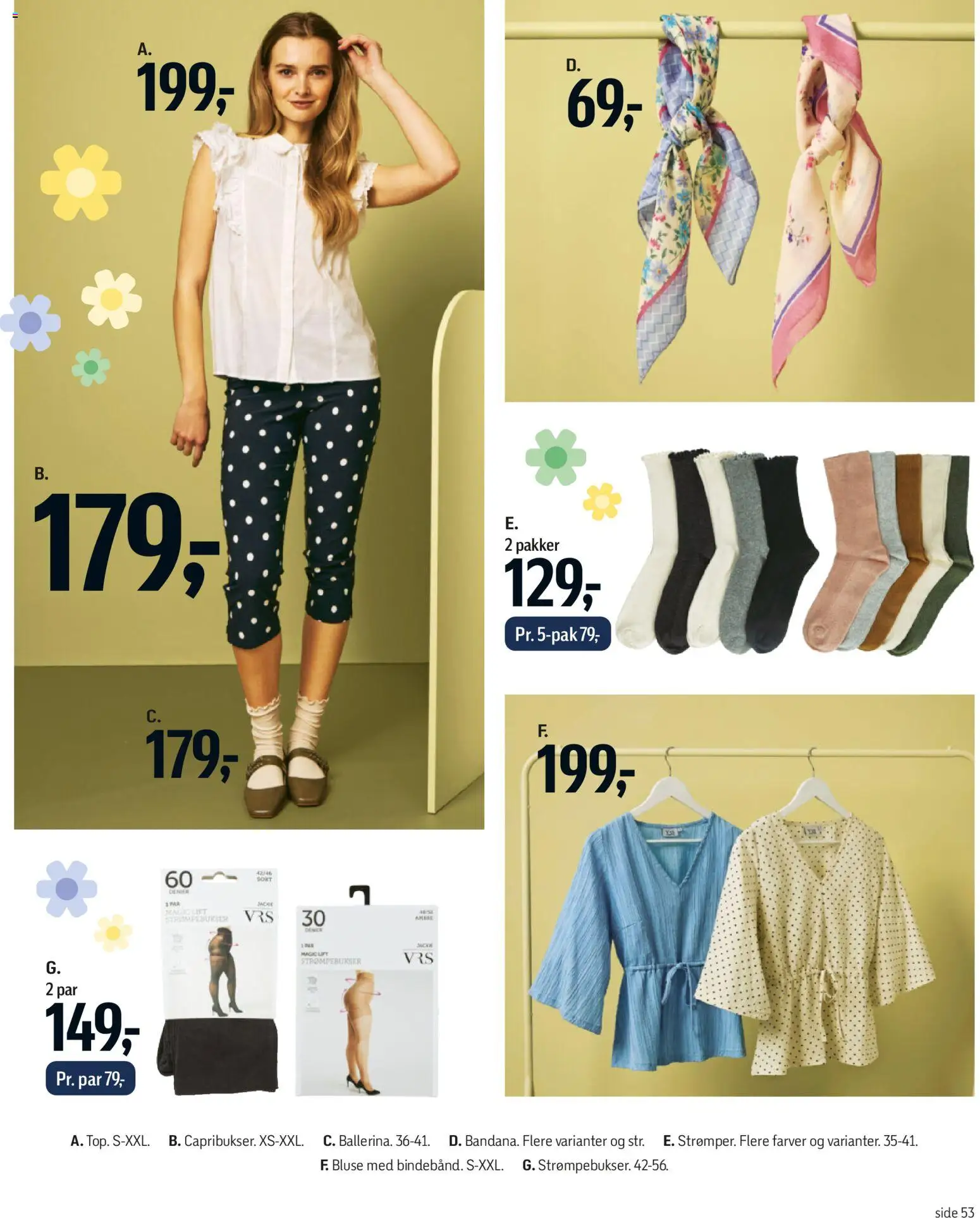 Føtex tilbudsavis – gyldig fra 27.03.2026 | Side: 81 | Produkter: Strømpebukser, Bluse