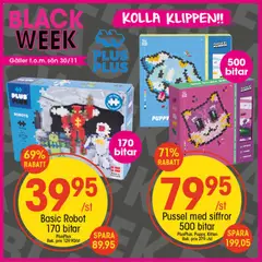 EKO - Black Friday - Förhandsvisning av reklamblad från butik EKO aktuell från 26.11.2025 | Sida: 6 | Produkter: Pussel, Galler