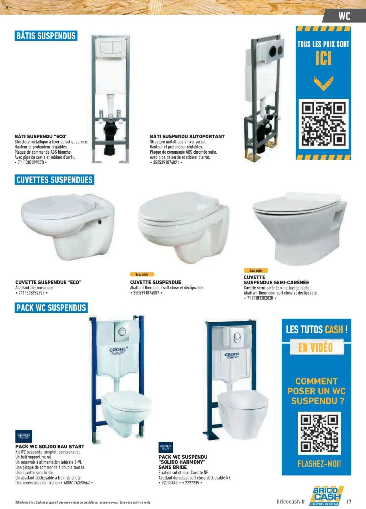 {H1} | Page: 17 | Produits: Vidéo, Support mural, Robinet