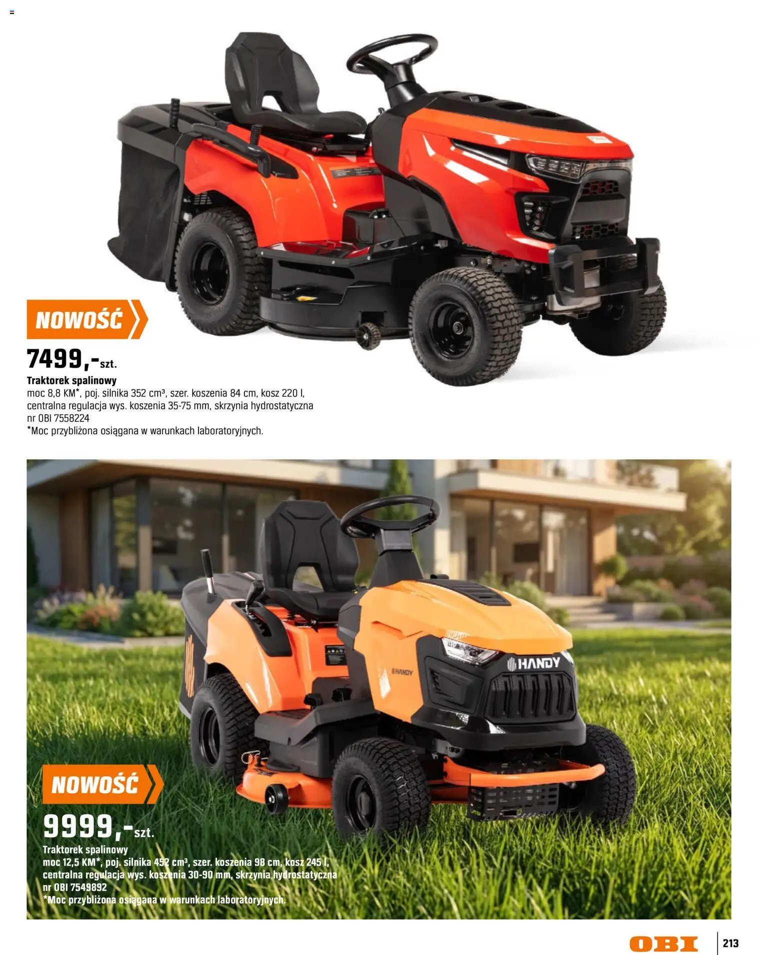 OBI gazetka - Ogród od 11.03.2026 | Strona: 213 | Produkty: Kosz