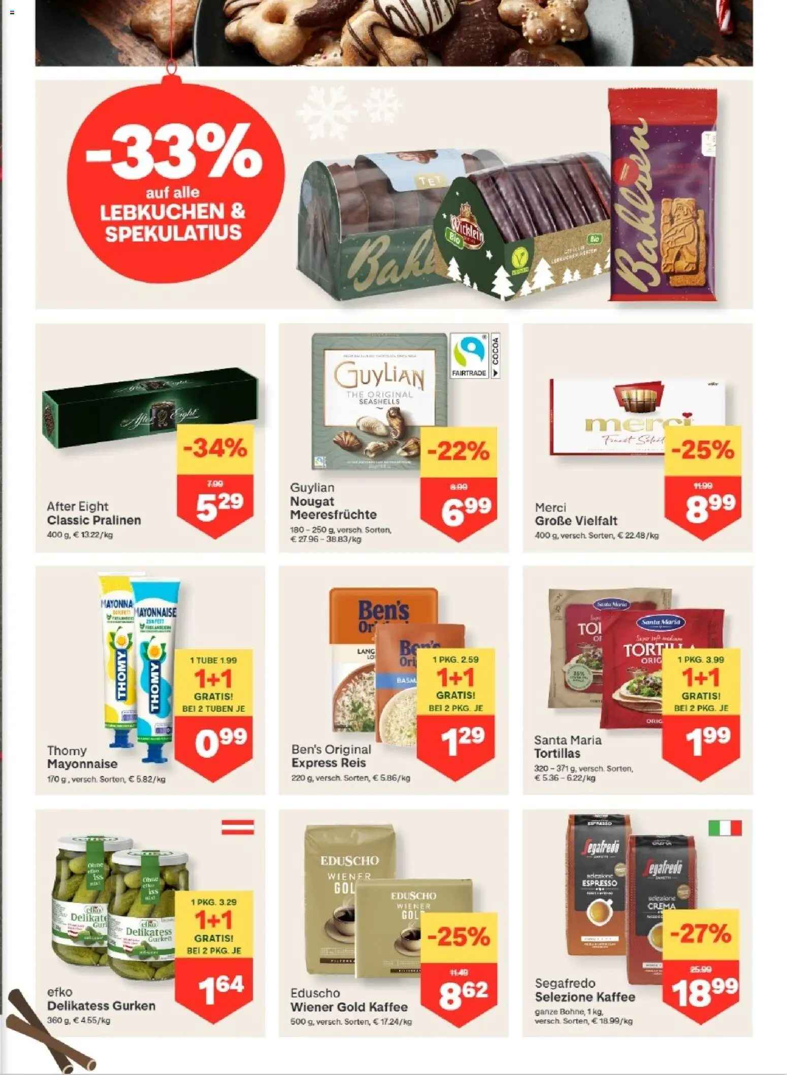 MPREIS Lenzing gültig ab 11.12.2025 | Seite: 11 | Produkte: Mayonnaise, Meeresfrüchte, Kaffee, Reis