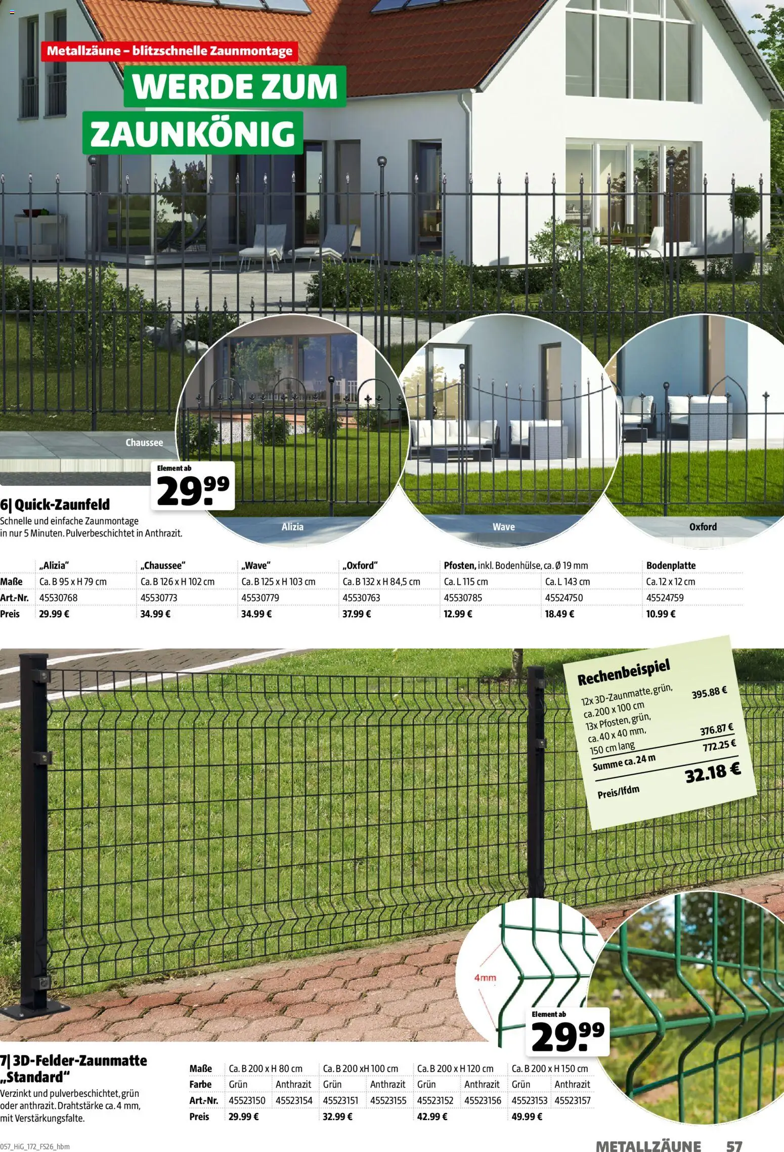 Hagebau Gartengestaltungsortiment – gültig ab 02.03.2026 | Seite: 57