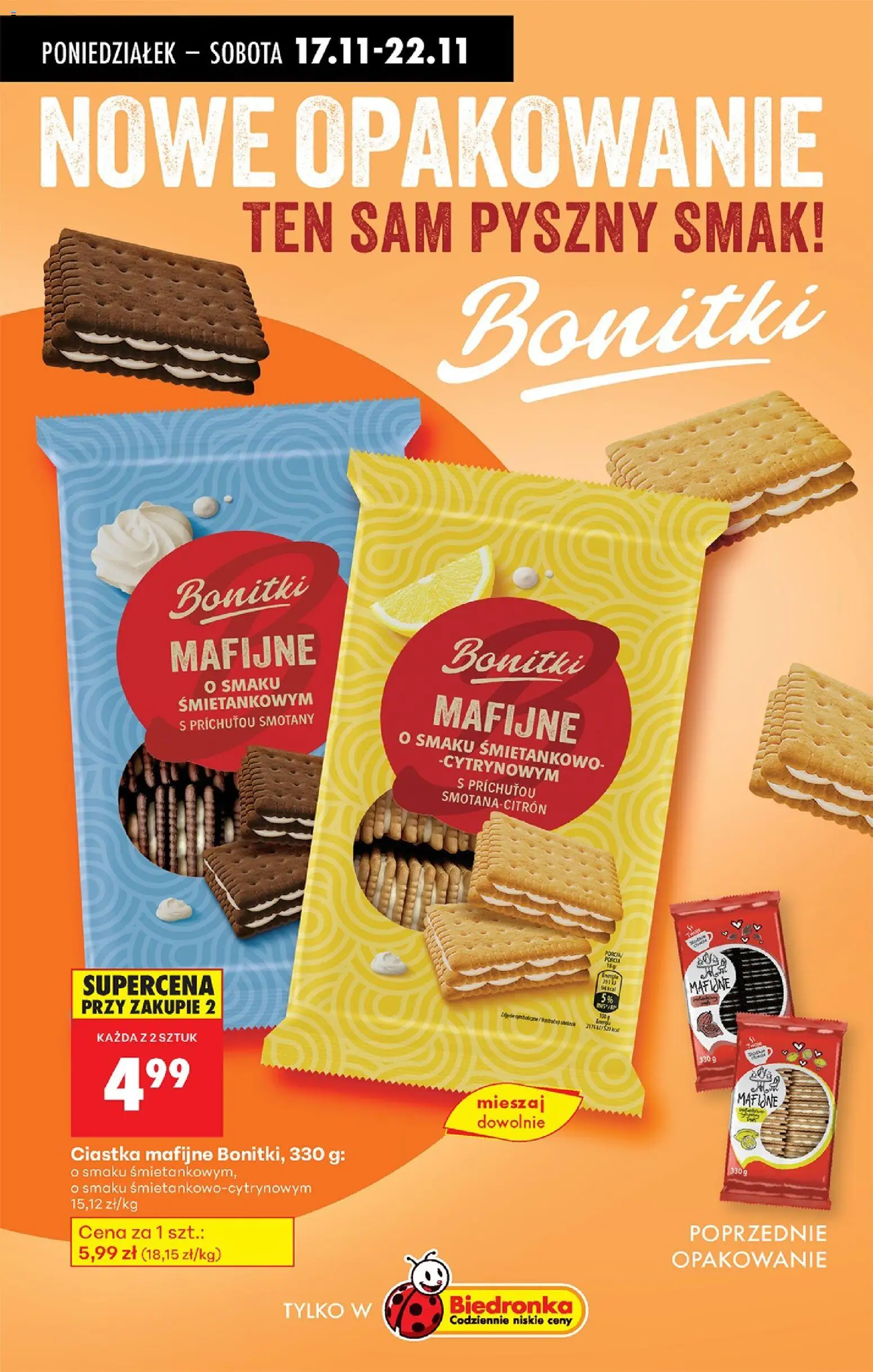 Biedronka gazetka od 17.11.2025 | Strona: 58 | Produkty: Ciastka mafijne, Ciastka