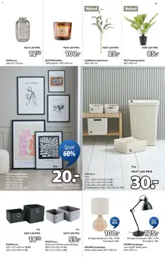 JYSK - Tilbudsavis gyldig fra 27.02.2026 | Side: 19 | Produkter: Kurv, Vase, Billedramme