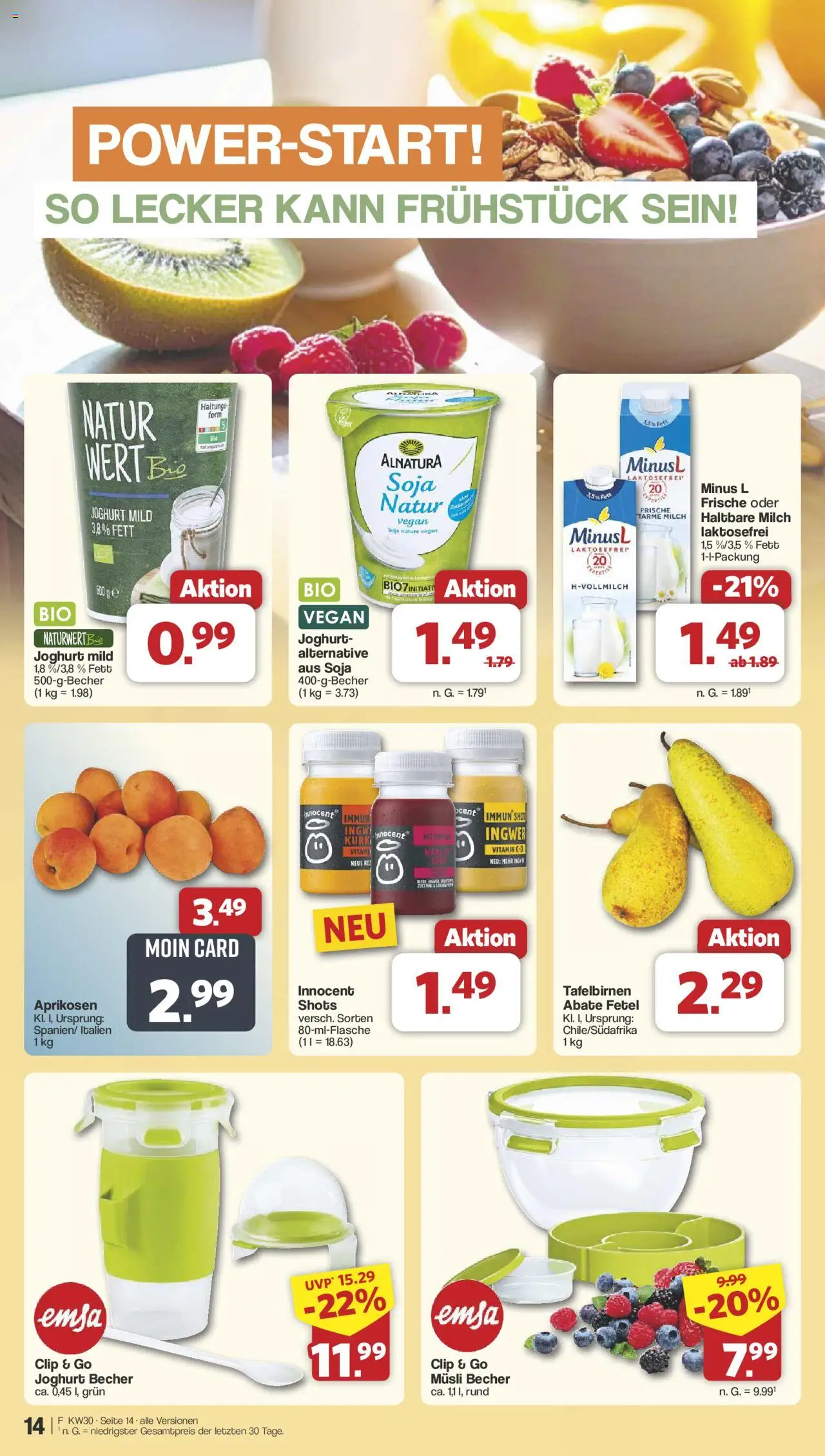Famila Nordwest Prospekt 	 - gültig ab dem 21.07.2025 | Seite: 16 | Produkte: Musli, Milch, Joghurt, Zucker