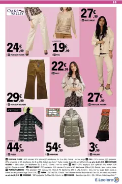 E.Leclerc - Prévisualisation de PARKA, Du S au XXL. Coloris: noir. Modèle homme disponible du S au XXL en coloris bleu marine au prix de 48,99 €. valide à partir de 02.12.2025 | Page: 69