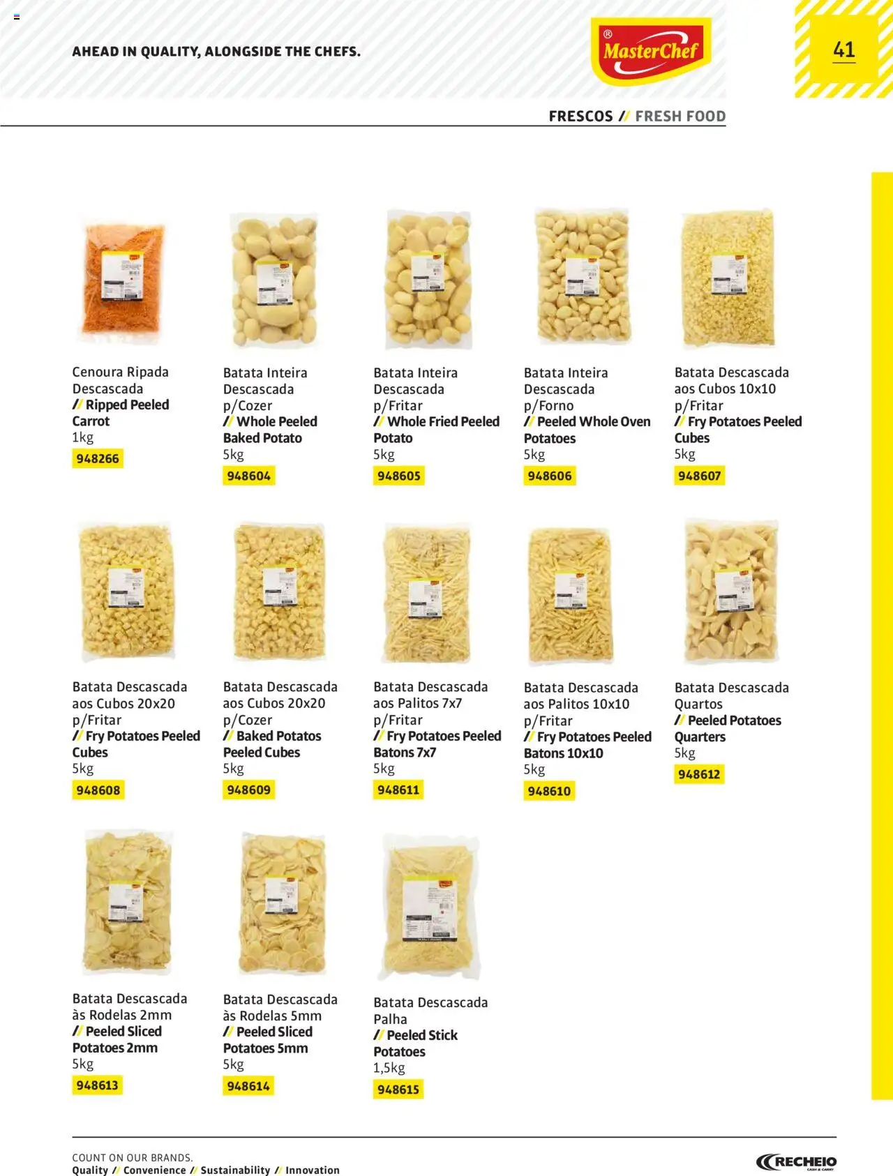Recheio AS NOSSAS MARCAS │ válido de 19.12.2023 | Página: 41 | Produtos: Batata, Cenoura