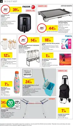  | Page: 30 | Produits: Séchoir, Robinet, Vêtements, Chariot de course