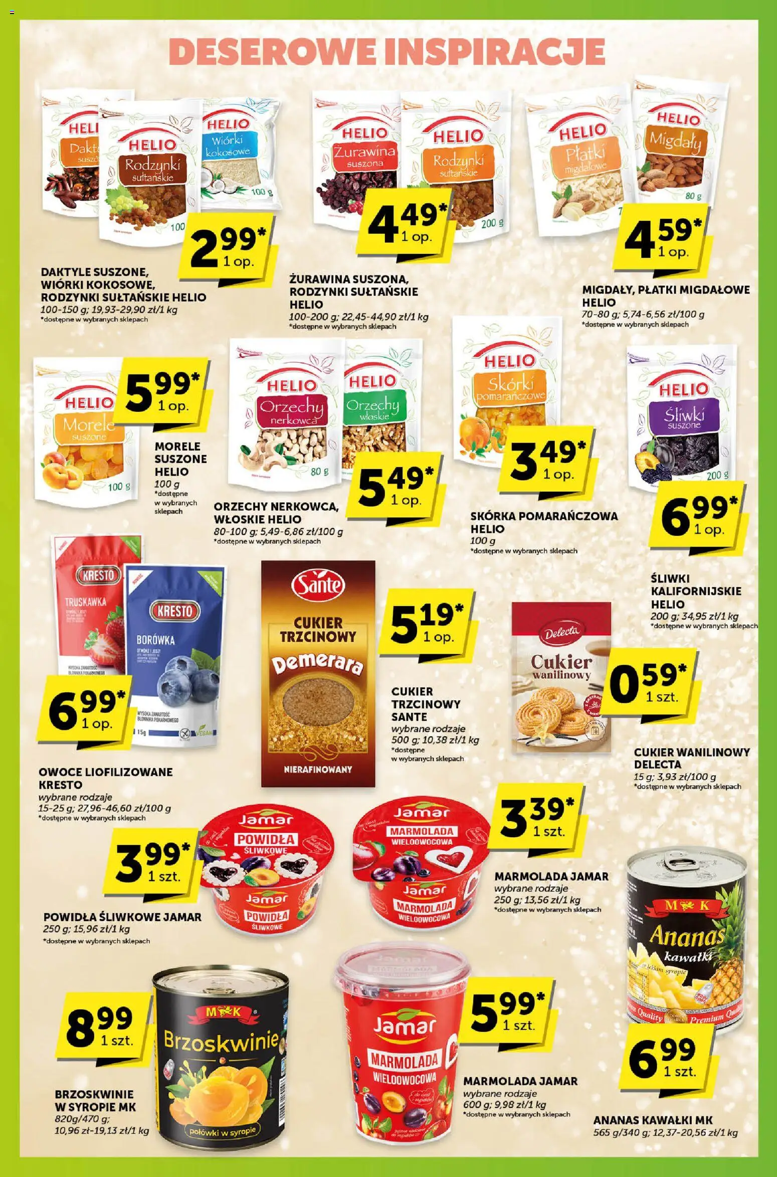 Groszek Gazetka - Sprawdź, co więcej od 22.01.2026 | Strona: 4 | Produkty: Powidła śliwkowe, Skórka pomarańczowa, Śliwki, Żurawina