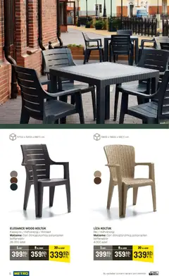 10.04.2026 tarihinden itibaren geçerli olan Metro kataloğu önizlemesi | Sayfa: 5 | Ürünler: Koltuk