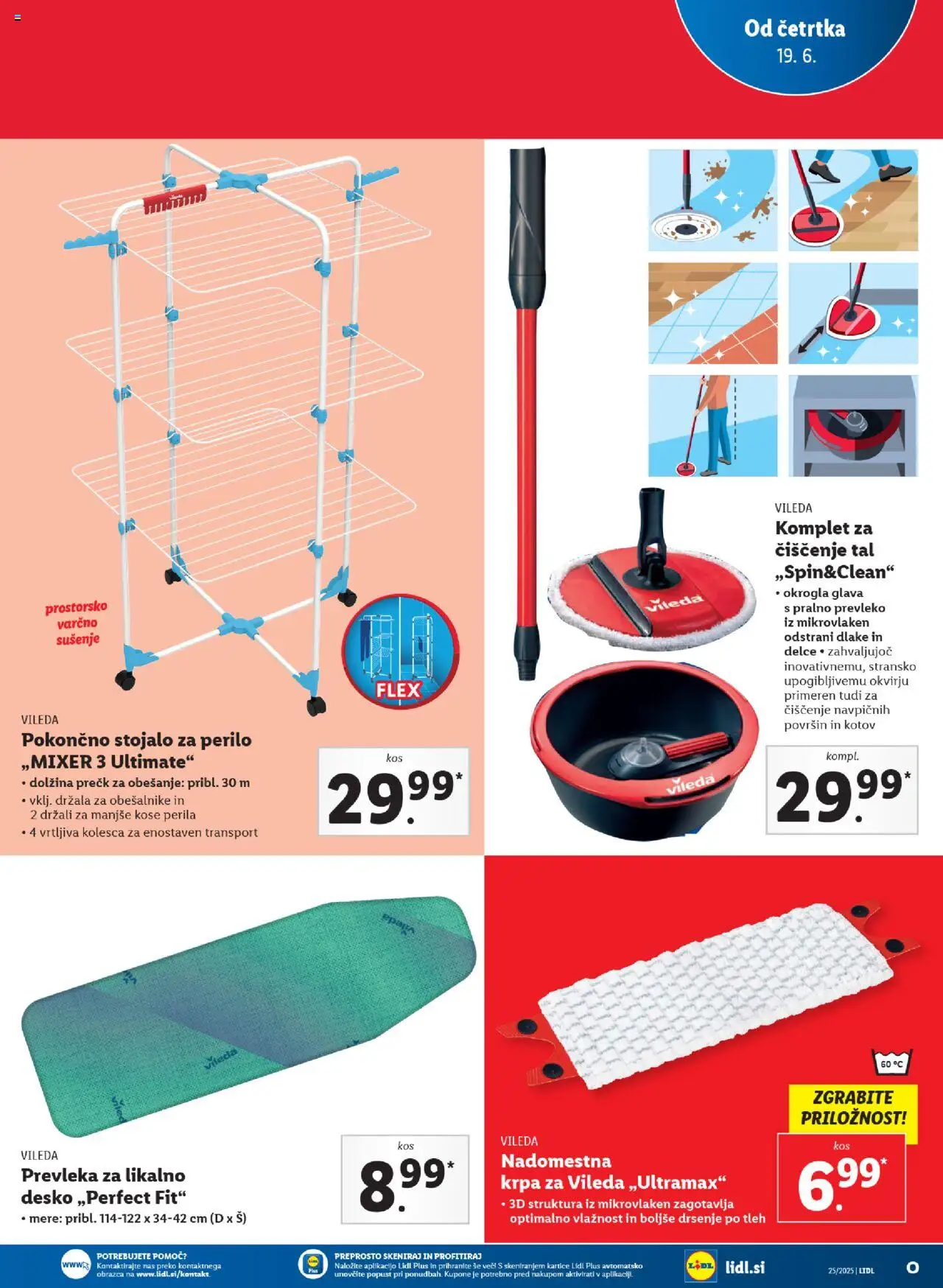 Lidl katalog │ velja od 19.06.2025 | Stran: 45 | Izdelki: Prevleka
