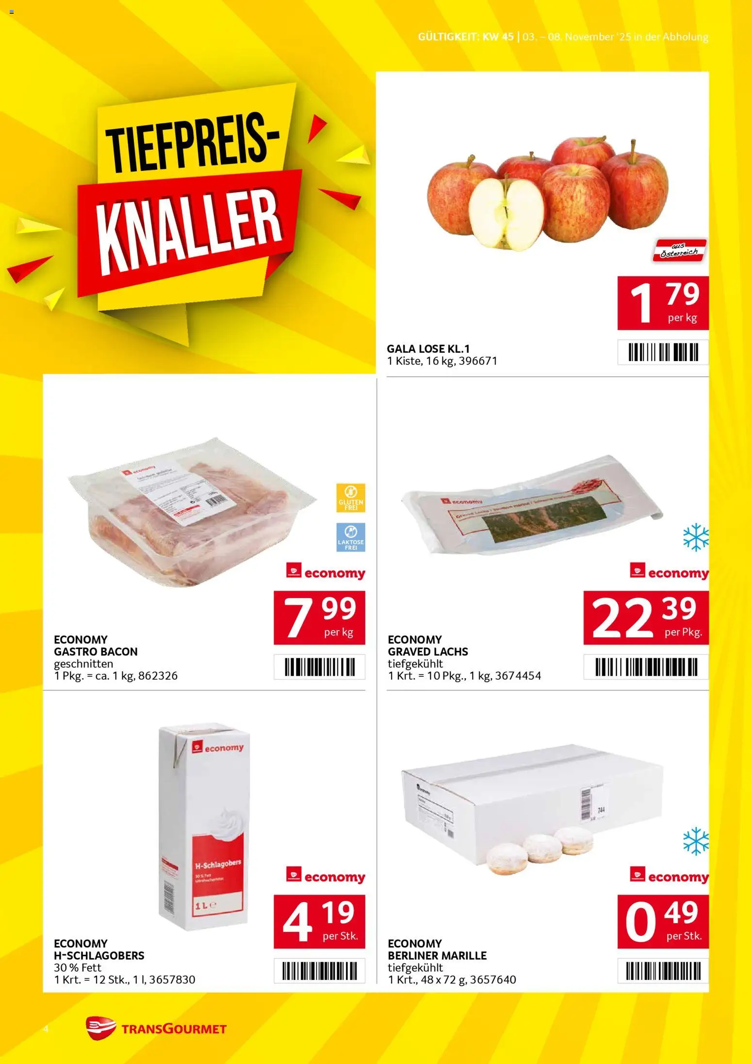 Transgourmet Flugblatt gültig ab 03.11.2025 | Seite: 4