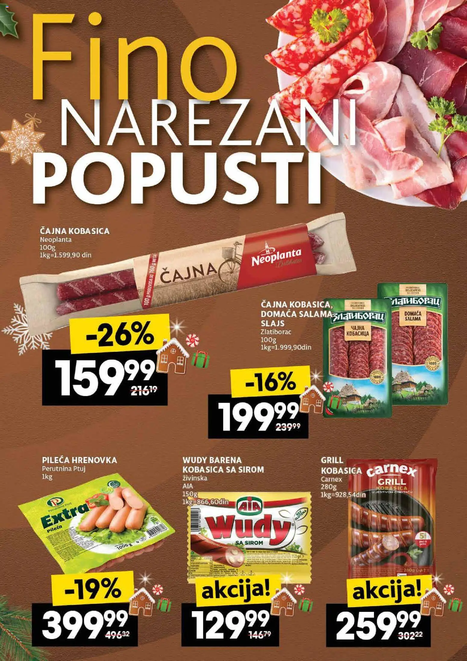 Idea katalog - važi od 25.12.2025 | Strana: 11 | Proizvode: Salama, Perutnina Ptuj, Kobasica