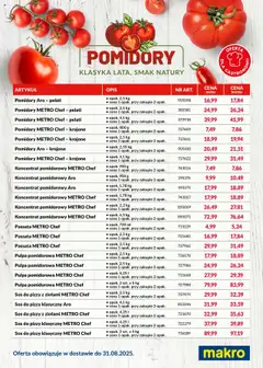 Pogląd oferty "Makro Gazetka - Pomidory w dostawie" - ważna od 19.07.2025