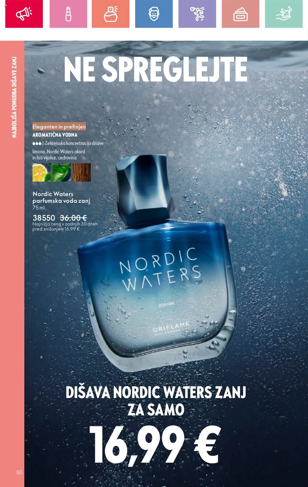Oriflame katalog 12 │ velja od 24.08.2025 | Stran: 50 | Izdelki: Disava, Voda, Parfumska voda