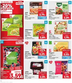 JAMI Pita, razne vrste 500 g - Pregled kataloga iz trgovine Kaufland, vrijedi od 08.04.2026 | Stranica: 12 | Proizvodi: Kesten, Okruglice, Pizza, Povrće