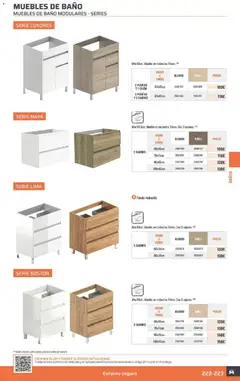 Vista previa Obramat folleto válido desde el 23.03.2026 | Página: 223 | Productos: Lima, Muebles, Baño, Espejo