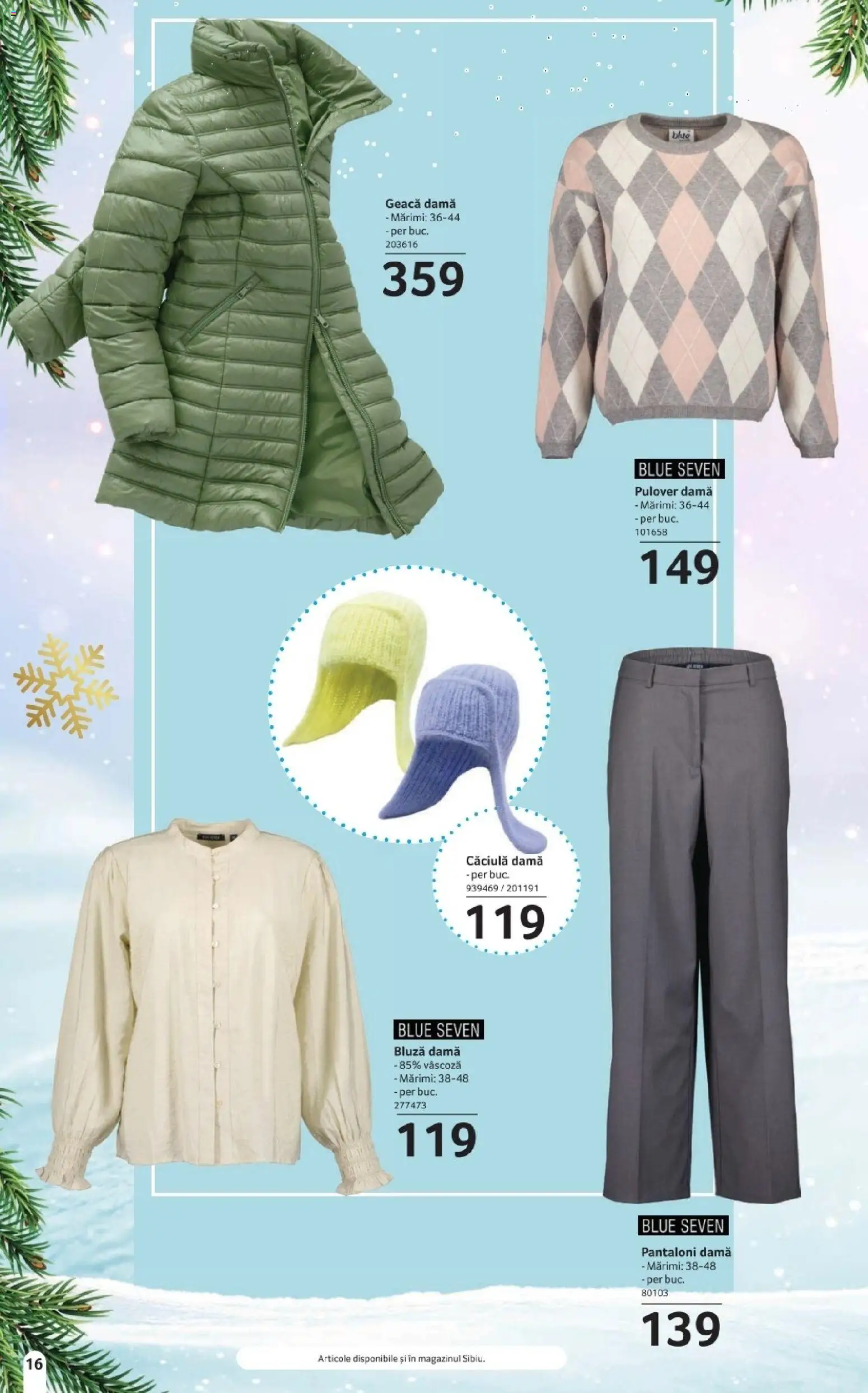 Noul catalog Selgros – valabil de la 14.11.2025 | Pagină: 16 | Produse: Bluză, Pulover, Geacă, Pantaloni