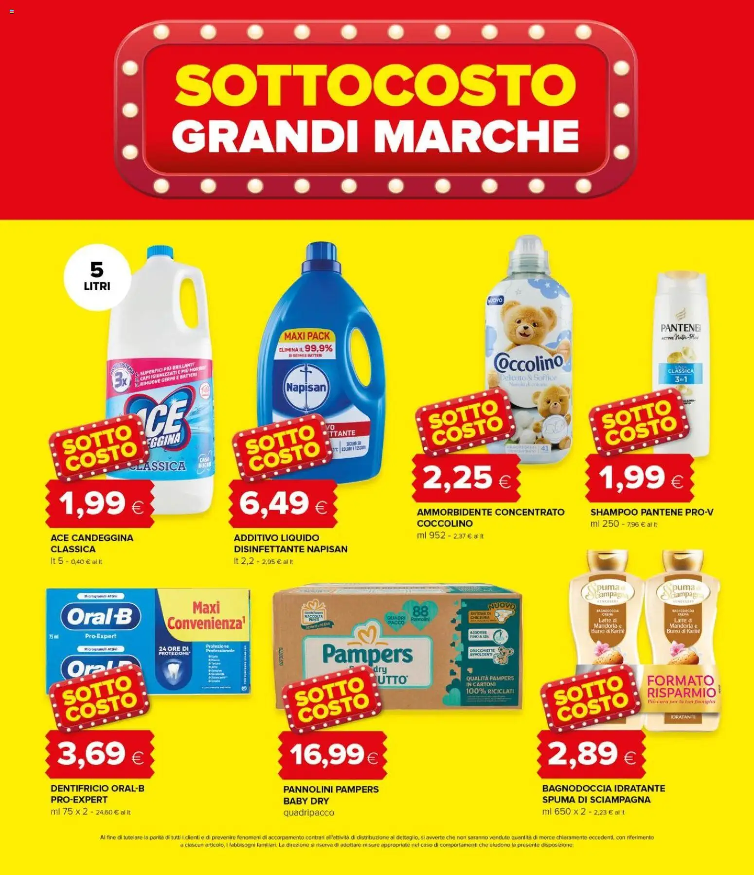 Volantino Oasi del 18.12.2025 | Pagina: 12 | Prodotti: Shampoo, Crema, Ammorbidente, Pampers