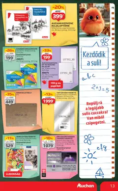 Auchan akciós ujság - amely érvényes a következő dátumtól: 24.07.2025 | Oldal: 13