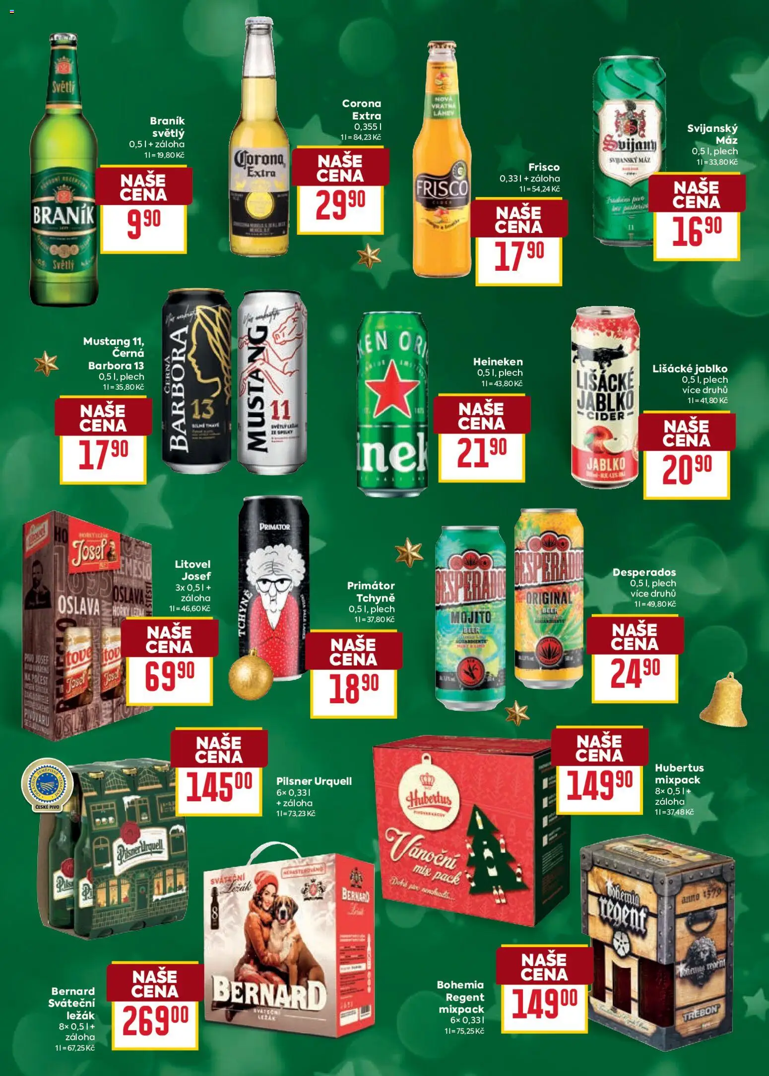 Billa leták - Delikatesy od 03.12.2025 | Strana: 23 | Produkty: Heineken, Cider, Plech, Bernard