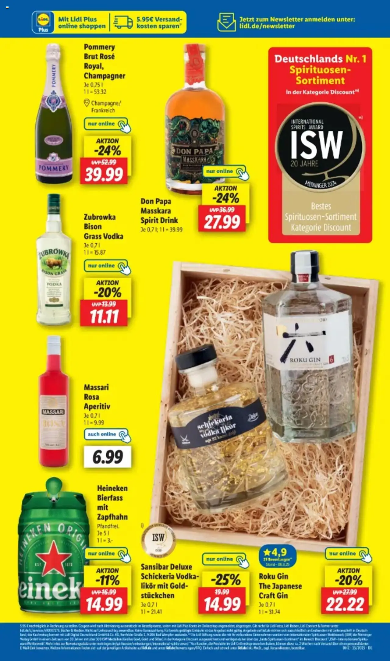 Lidl Prospekt 	 - gültig ab dem 25.08.2025 | Seite: 59 | Produkte: Bad, Heineken, Vodka, Gin