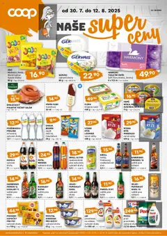 Náhled letáku Terno leták - COOP naše super ceny od 30.07.2025