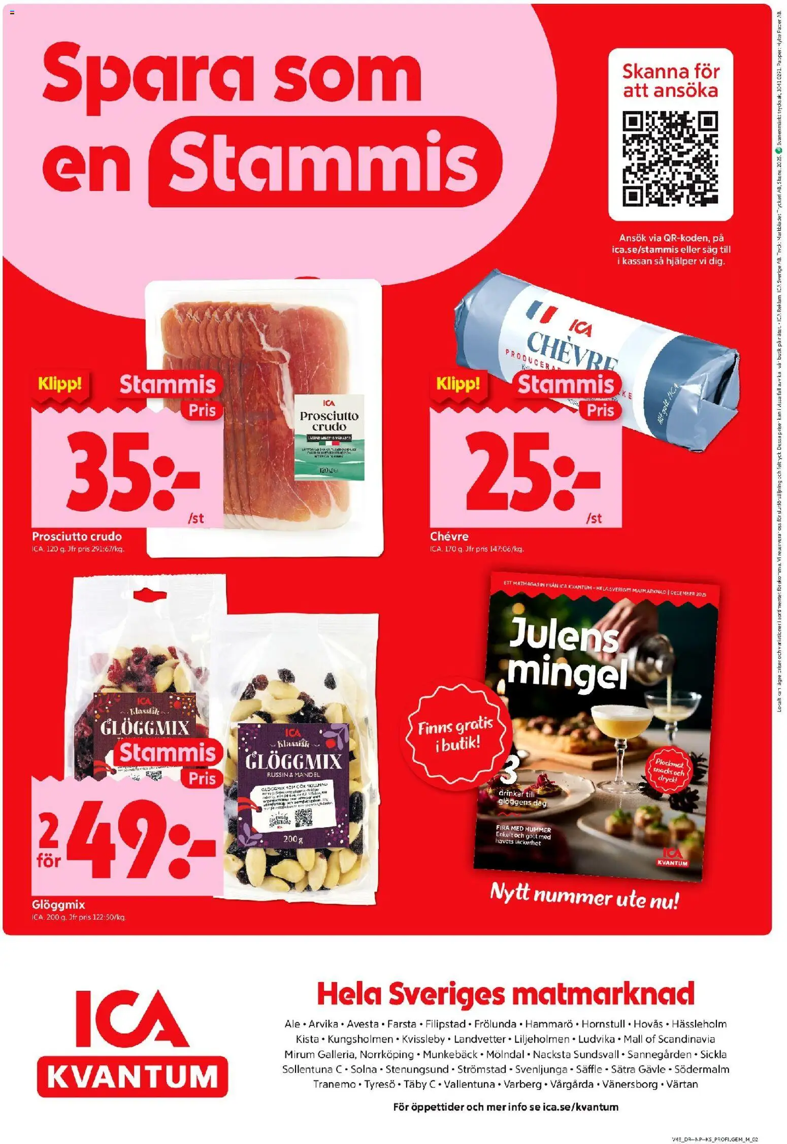 ICA Kvantum reklamblad aktuell från 24.11.2025 | Sida: 10 | Produkter: Såg, Rock