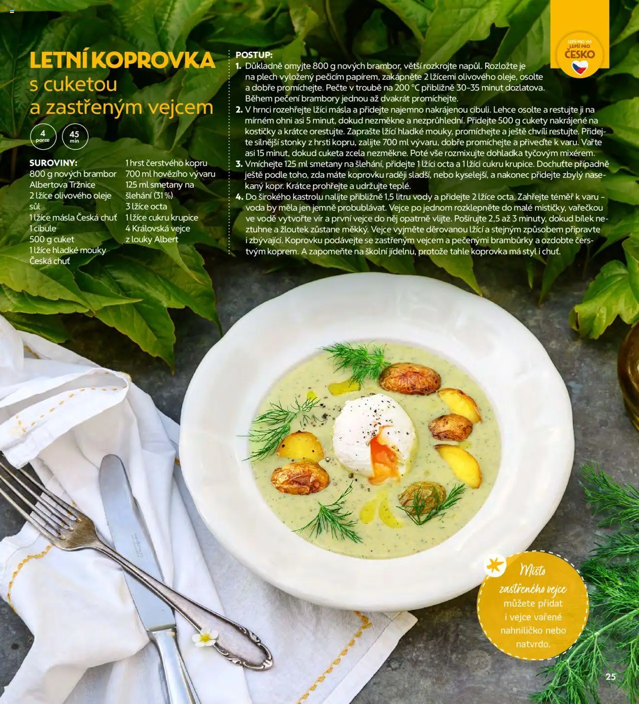 Albert magazín od 01.07.2025 | Strana: 25 | Produkty: Vejce, Bramburky, Krupice, Brambory