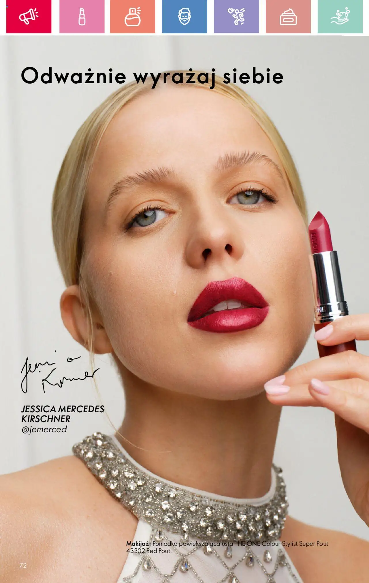 Oriflame Katalog 11 2025 od 27.07.2025 | Strona: 72 | Produkty: Pomadka, Makijaż